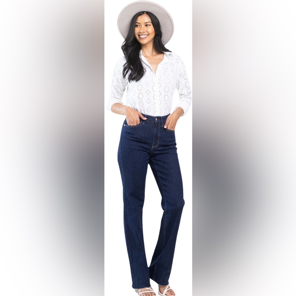 Judy Blue Straight Leg Blue Jeans